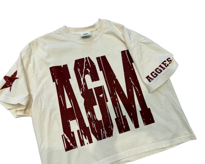 Cropped A&M Aggies T-shirt