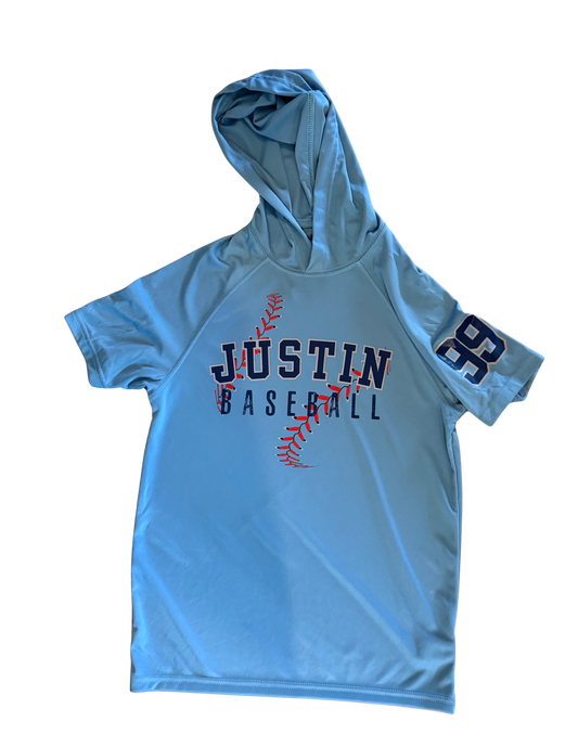 Justin Baseball Stitches Drifit Tee YOUTH