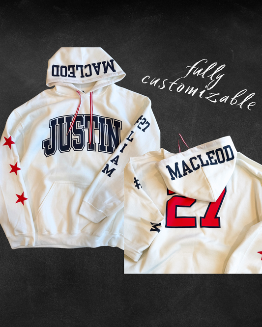 Custom Justin Hooded Sweatshirt