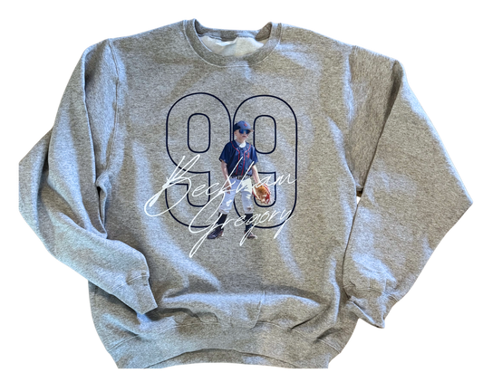 CUSTOMIZED PHOTO SWEATSHIRT ADULT