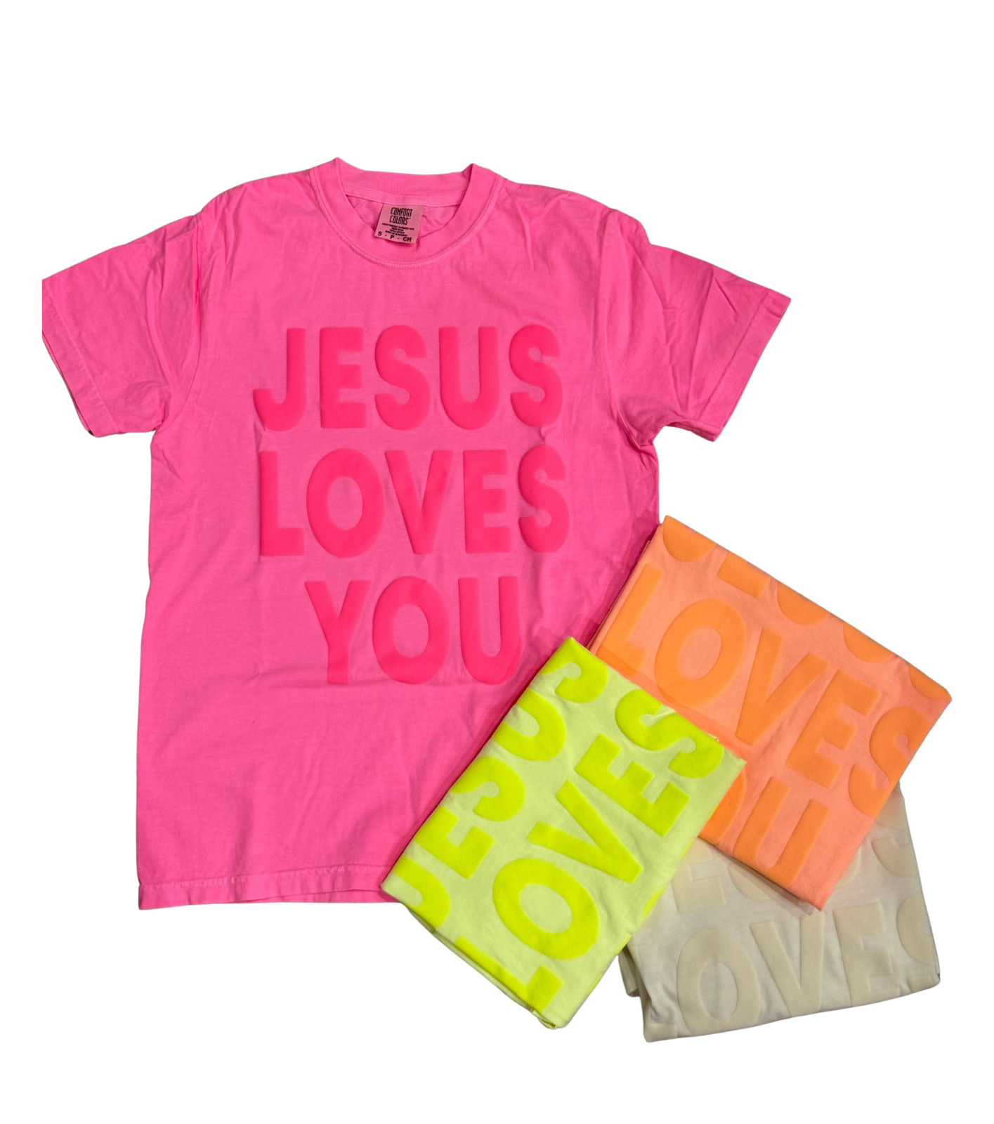 Jesus Loves You Puff Tee