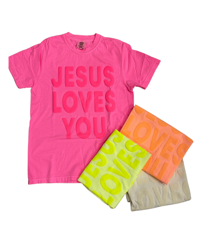 Jesus Loves You Puff Tee