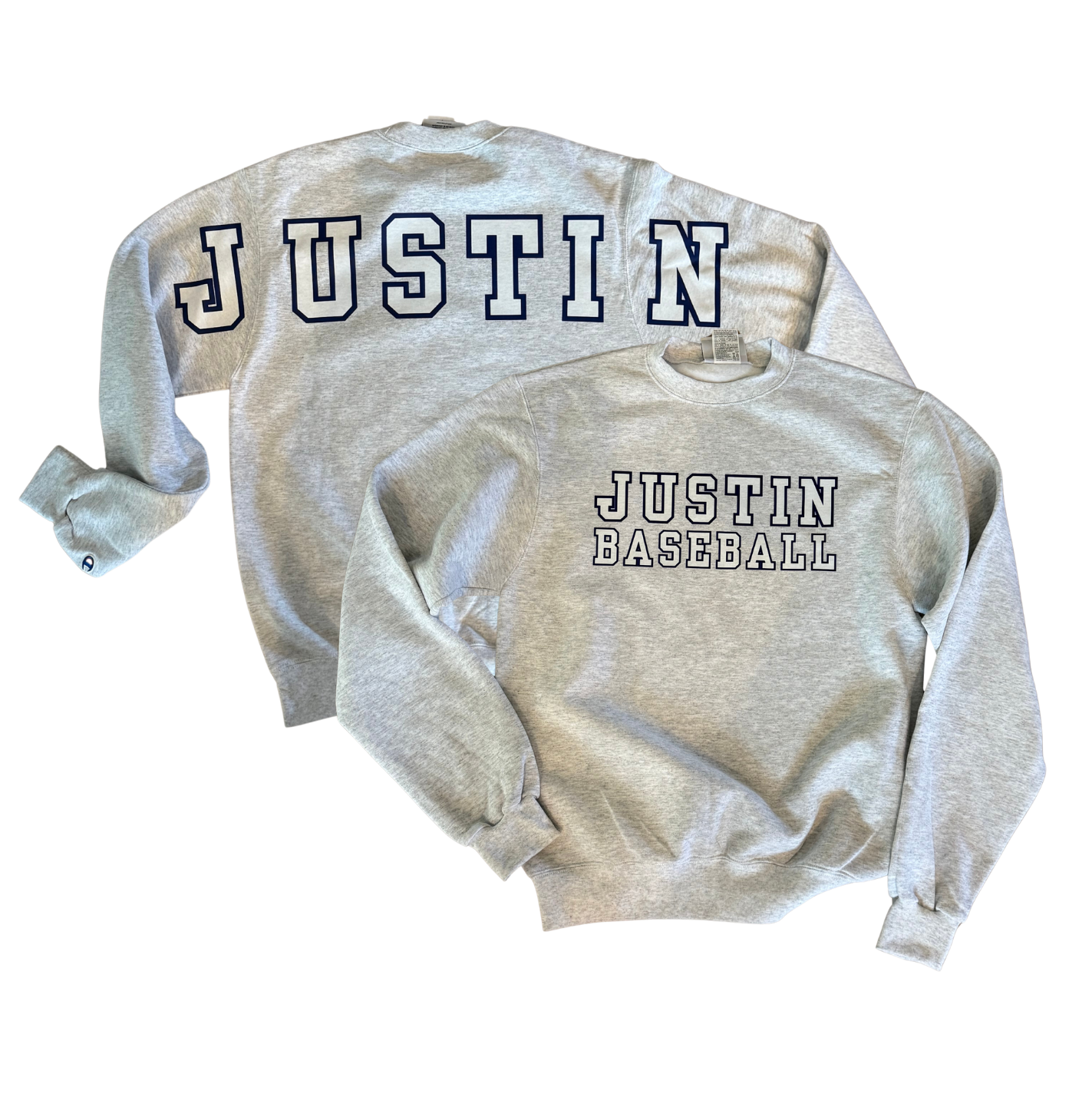 Justin back crewneck sweatshirt ADULT