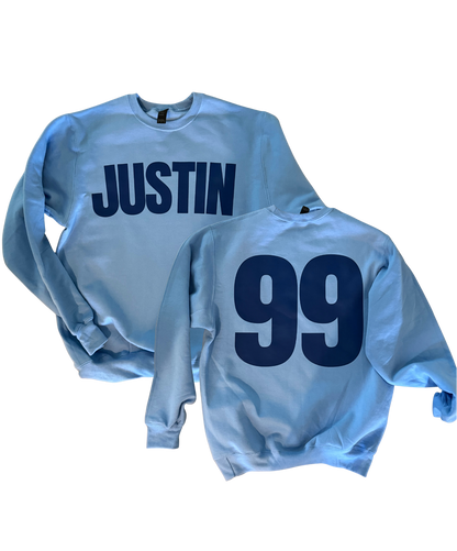 CUSTOM TEAM/NUMBER SWEATSHIRT
