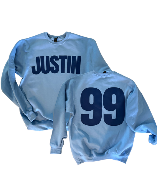 CUSTOM TEAM/NUMBER SWEATSHIRT