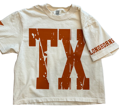 Texas Longhorns Crop Tee