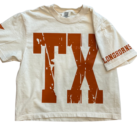 Texas Longhorns Crop Tee