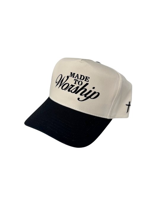 Made to Worship cursive Hat