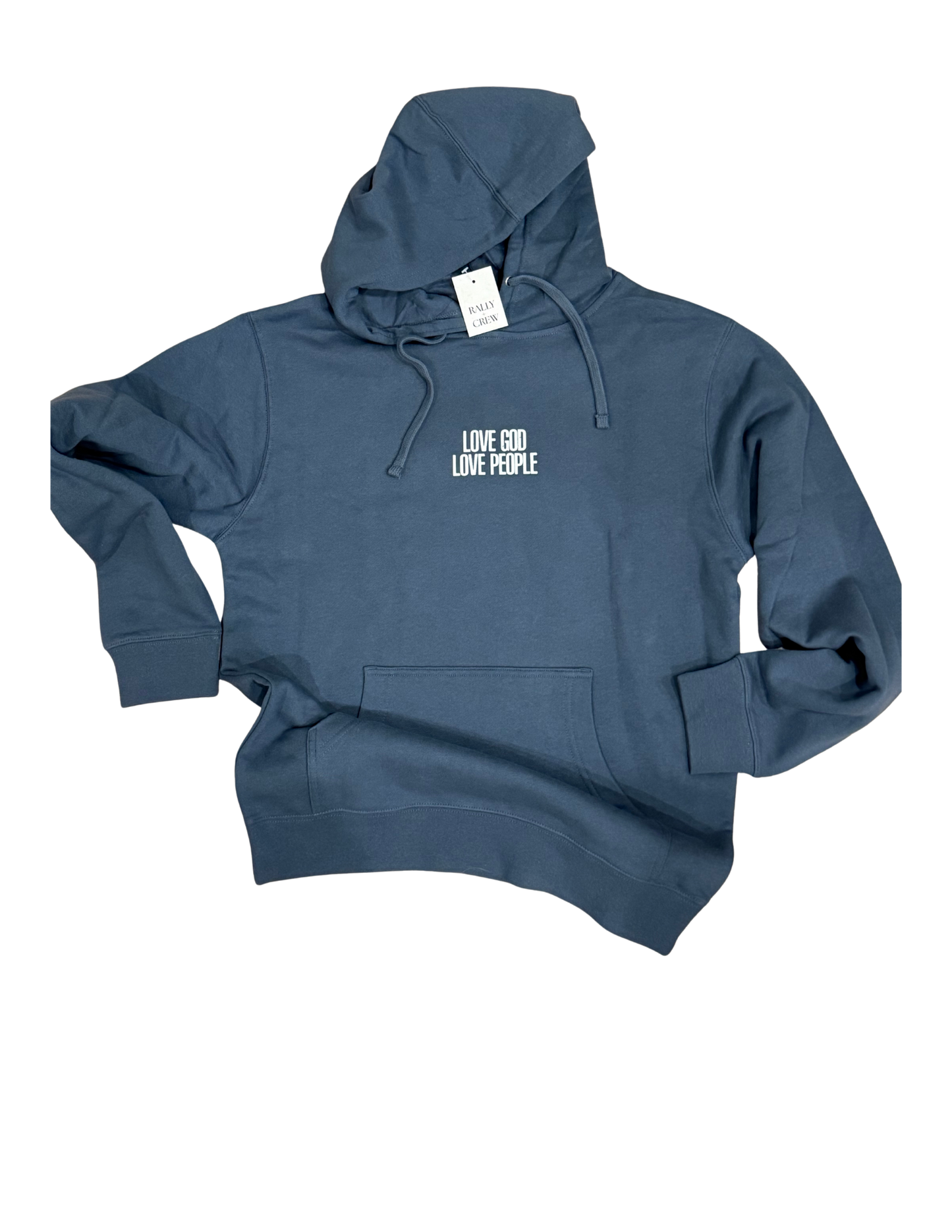 He left the 99 Hoodie-Smoke Blue