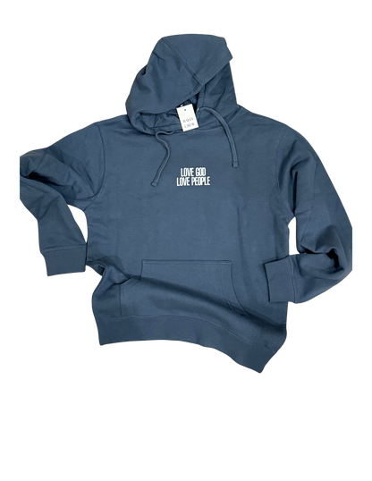 He left the 99 Hoodie-Smoke Blue