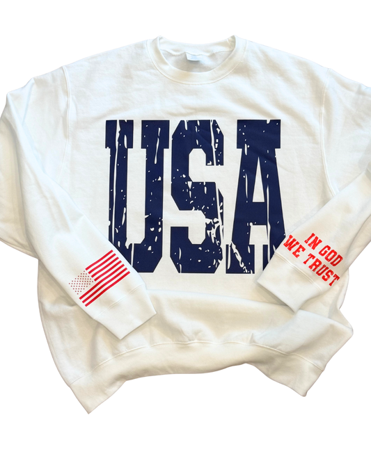 USA Crewneck Sweatshirt